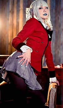 限定セール賭ケグルイコスプレ桃喰綺羅莉　フルセット Amazon.co.jp: 【サイズ選択可】十月COSウィッグ付き 桃喰 綺羅